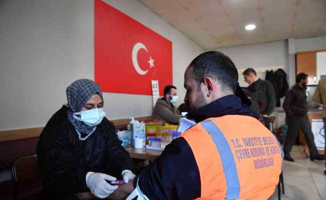 Yakutiye Belediyesi, personellerine sağlık taraması yaptırdı