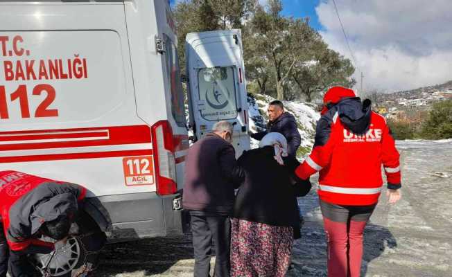 Yaşlı kadının imdadına Köşk Belediyesi yetişti