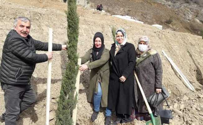 Yeni Yusufeli kadınların eliyle yeşilleniyor