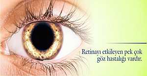 Retina hastalıkları körlüğe kadar gidiyor