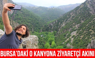 Sadağı Kanyonu'na ziyaretçi akını